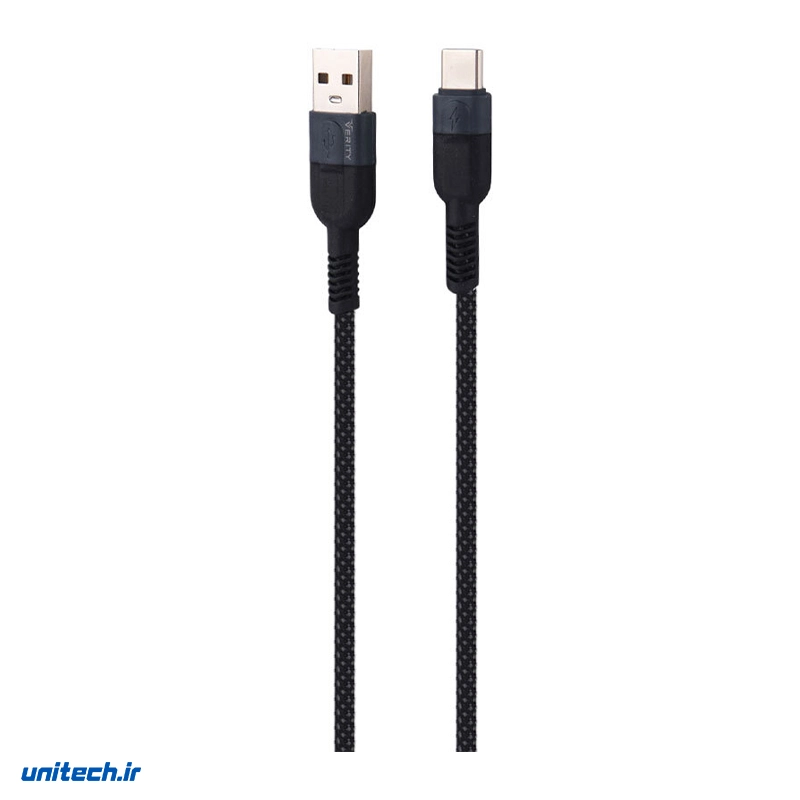 کابل تایپ سی فست شارژ 65 وات وریتی مدل CB3161TW طول 1 متر5